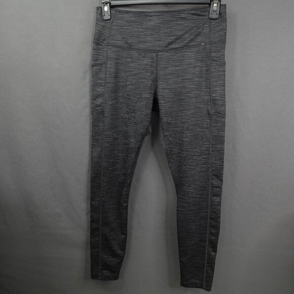 Mondetta Womens Leggings Large Black Full Length Yoga Run Gym Workout Athleisure - Picture 1 of 15